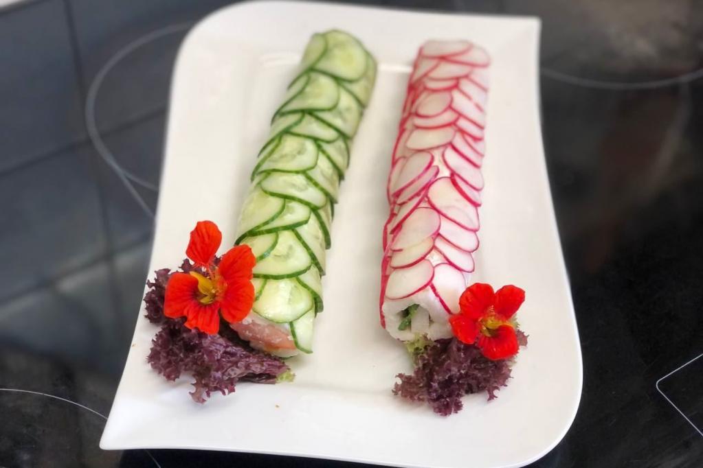Gemüse-Sushi